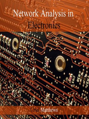 cover image of Network Analysis in Electronics